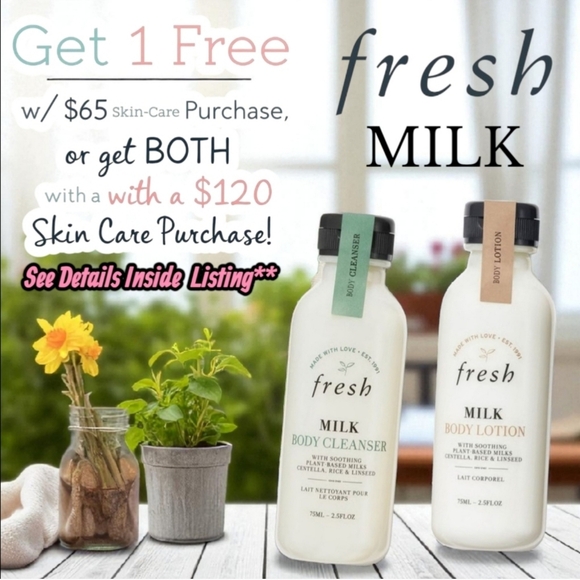 FREE Fresh Milk Body Cleanser and Lotion Duo